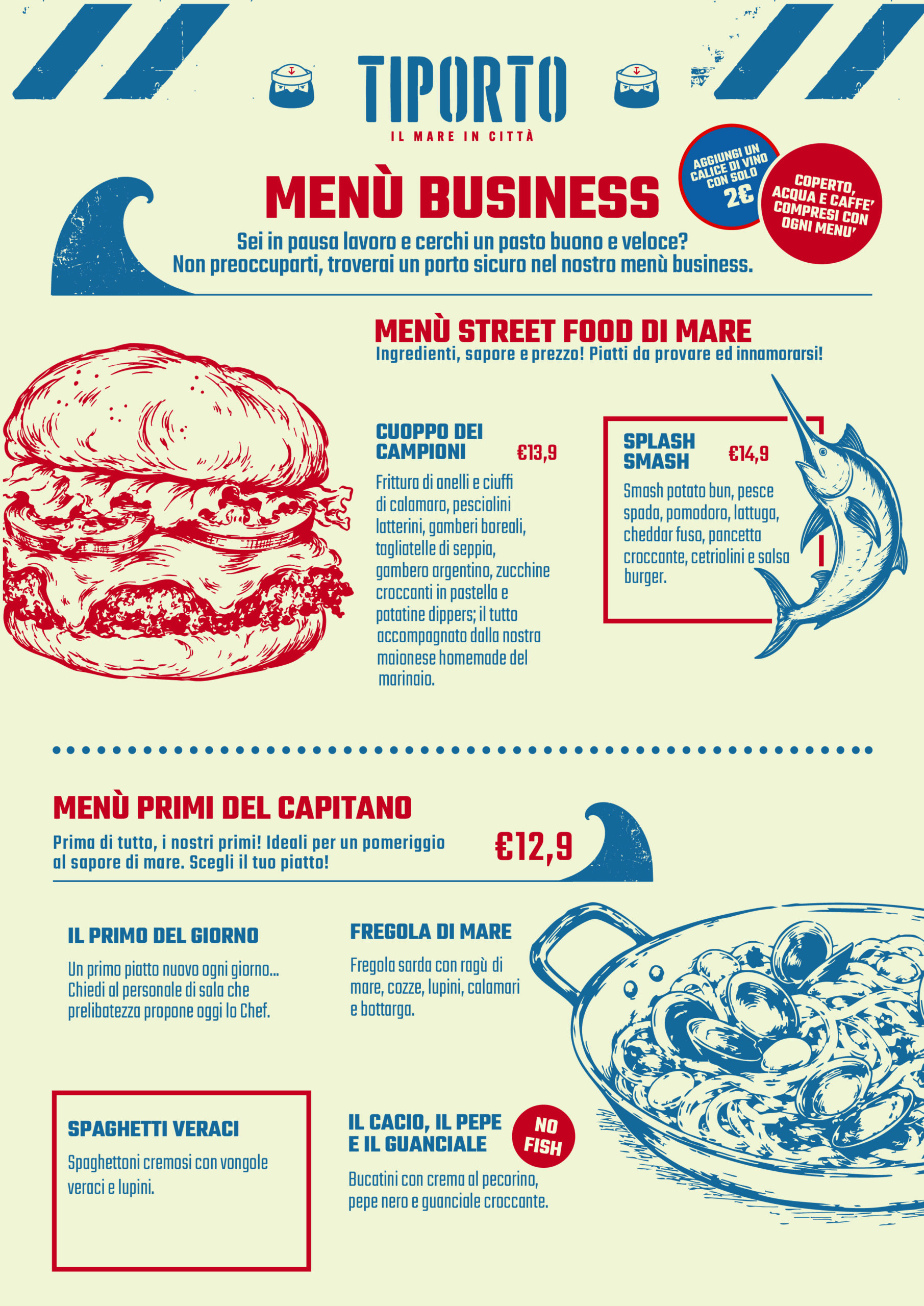 Menù Pranzo Tiporto - pagina 1